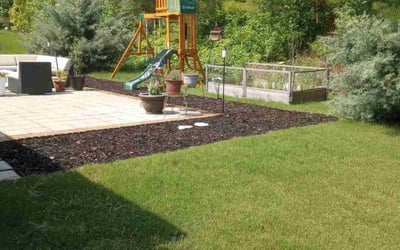 Photo of Tiffany H.'s yard after getting lawn care in Calera, AL