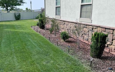 Photo of Tim J.'s yard after getting lawn care in South Jordan, UT