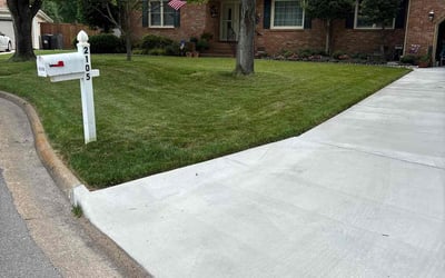Photo of Kelsey P.'s yard after getting lawn care in Bentonville, AR