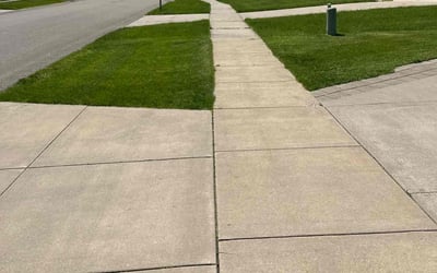 Photo of Megan A.'s yard after getting lawn care in Caledonia, MI