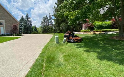 Photo of Abel J.'s yard after getting lawn care in Rochester Hills, MI