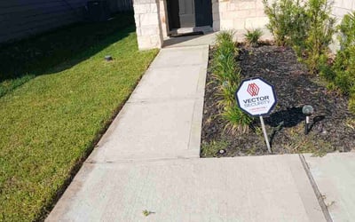 Photo of Shayla B.'s yard after getting lawn care in Houston, TX