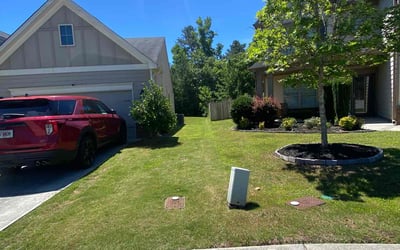 Photo of Alfonzo J.'s yard after getting lawn care in Powder Springs, GA