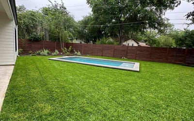 Photo of Mary J.'s yard after getting lawn care in Odessa, TX