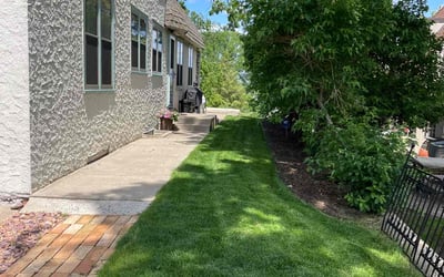 Photo of Lori G.'s yard after getting lawn care in Wayzata, MN