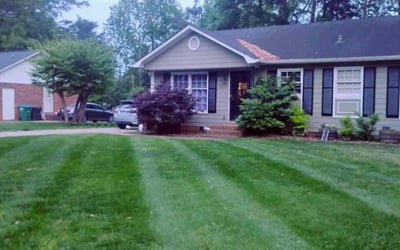 Photo of Kimberly H.'s yard after getting lawn care in Matthews, NC