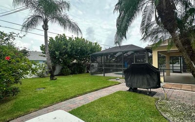 Photo of Jake A.'s yard after getting lawn care in Port St. Lucie, FL