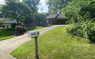 Photo of Derrick W.'s yard after getting lawn care in Greensboro, NC