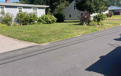 Photo of Ryan M.'s yard after getting lawn care in Somerset, MA