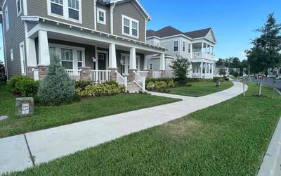Photo of Shibo Z.'s yard after getting lawn care in Odessa, FL