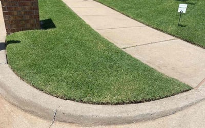 Photo of Chad G.'s yard after getting lawn care in Shawnee, KS