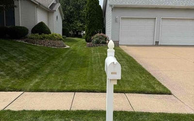 Photo of Js L.'s yard after getting lawn care in Kittanning, PA