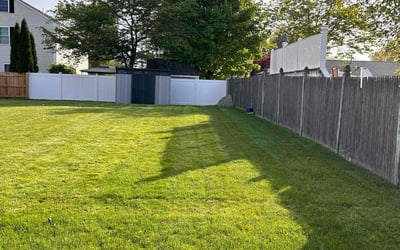 Photo of Jen B.'s yard after getting lawn care in Cumberland, RI