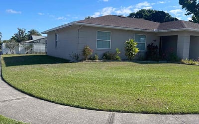 Photo of Yaroslava G.'s yard after getting lawn care in Kyle, TX