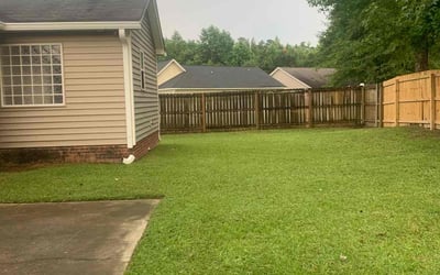 Photo of James W.'s yard after getting lawn care in Black Mountain, NC