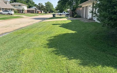 Photo of James S.'s yard after getting lawn care in Shelton, CT