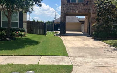 Photo of Mark W.'s yard after getting lawn care in San Benito, TX