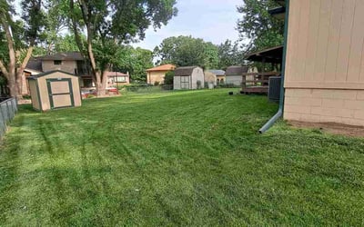 Photo of Richard L.'s yard after getting lawn care in Omaha, NE
