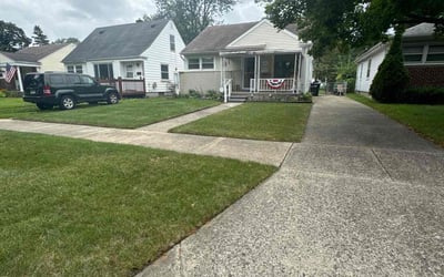 Photo of Stephenie L.'s yard after getting lawn care in Jackson, MI
