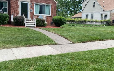 Photo of Ralph B.'s yard after getting lawn care in Davenport, IA