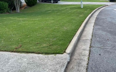 Photo of Natalie G.'s yard after getting lawn care in Wake Forest, NC