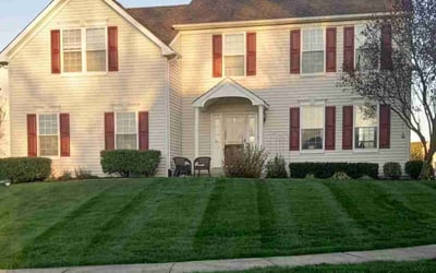 Photo of Erika Z.'s yard after getting lawn care in Coatesville, PA