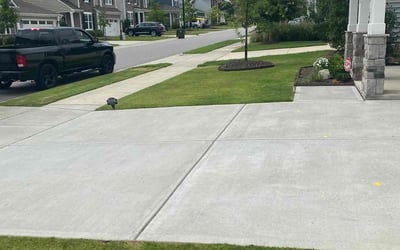 Photo of Jessica R.'s yard after getting lawn care in Timberlake, NC