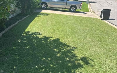 Photo of Katina D.'s yard after getting lawn care in Mansfield, TX