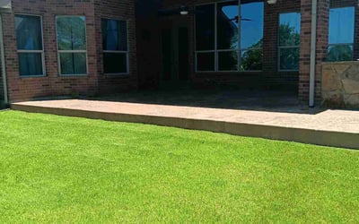 Photo of Curtis C.'s yard after getting lawn care in Keller, TX