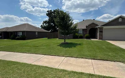 Photo of Todd v.'s yard after getting lawn care in Springdale, AR