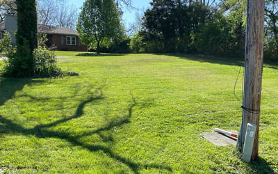 Photo of Valerie J.'s yard after getting lawn care in Hazelwood, MO
