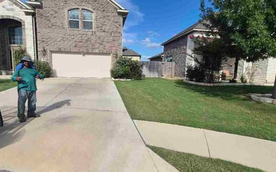 Photo of Michelle S.'s yard after getting lawn care in Austin, TX