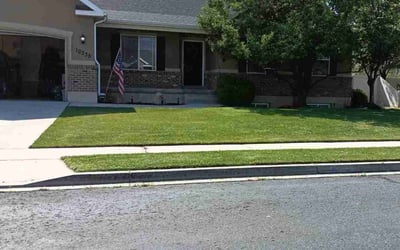 Photo of Brittany J.'s yard after getting lawn care in Highland, UT