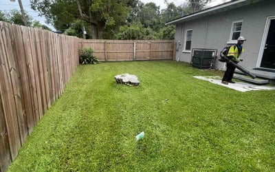 Photo of Bobbie L.'s yard after getting lawn care in La Habra, CA