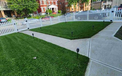 Photo of Stephanie S.'s yard after getting lawn care in Blue Ash, OH