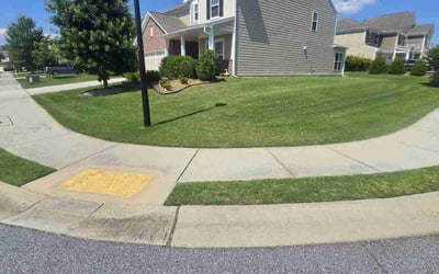 Photo of Takeya O.'s yard after getting lawn care in Ocean Isle Beach, NC