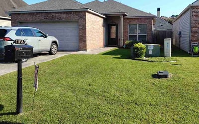 Photo of Katie R.'s yard after getting lawn care in Marietta, GA