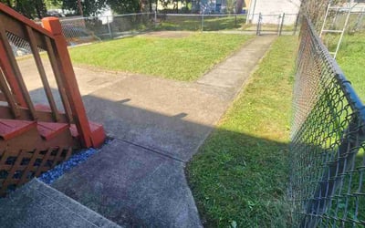 Photo of Becky L.'s yard after getting lawn care in Mc Donald, PA