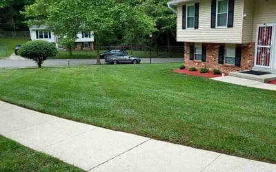 Photo of Shannon H.'s yard after getting lawn care in Clinton, MD