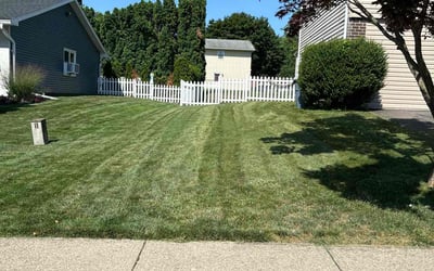 Photo of Alexis R.'s yard after getting lawn care in Bethlehem, PA