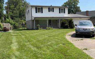Photo of Darlene A.'s yard after getting lawn care in Spencerport, NY
