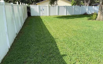 Photo of Andrew G.'s yard after getting lawn care in Brewster, MA