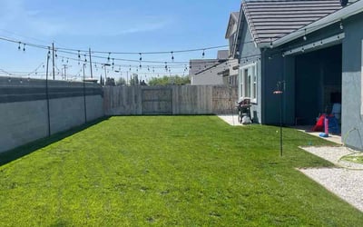Photo of Jaswinder K.'s yard after getting lawn care in Manteca, CA