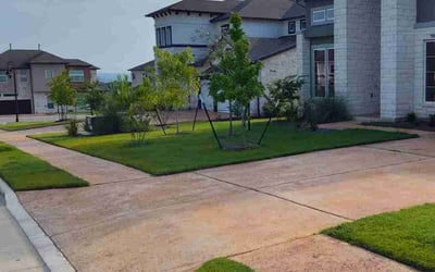Photo of Eric G.'s yard after getting lawn care in Cedar Creek, TX