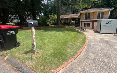 Photo of Kate V.'s yard after getting lawn care in Oak Cliff, TX