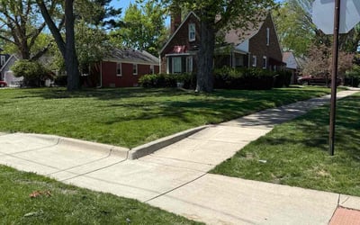 Photo of Chris J.'s yard after getting lawn care in Houston, TX