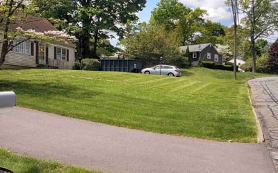 Photo of Courtney B.'s yard after getting lawn care in New Britain, CT