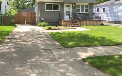 Photo of Matthew C.'s yard after getting lawn care in Monroe, MI