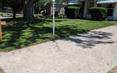 Photo of Sharon S.'s yard after getting lawn care in Fairview Heights, IL