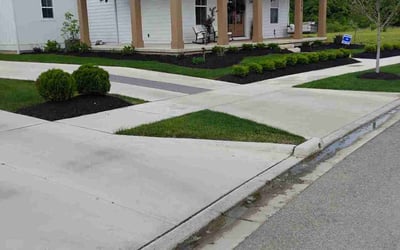 Photo of David M.'s yard after getting lawn care in Mooresville, NC